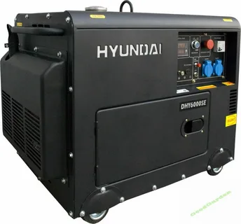 Дизельный генератор Hyundai DHY6000SE-3